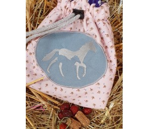 Stickdatei - Pferd Fohlen Silhouette